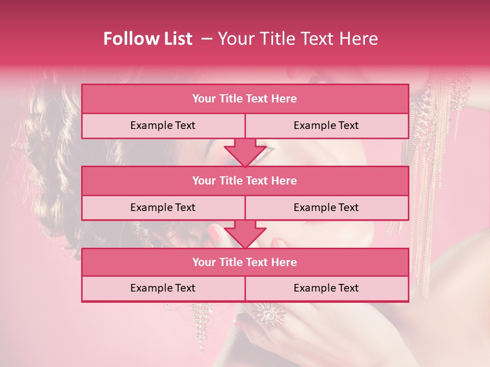 Jewellery Colorful Accessory PowerPoint Template