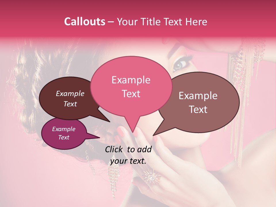 Jewellery Colorful Accessory PowerPoint Template