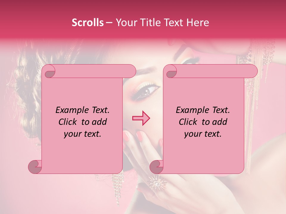 Jewellery Colorful Accessory PowerPoint Template