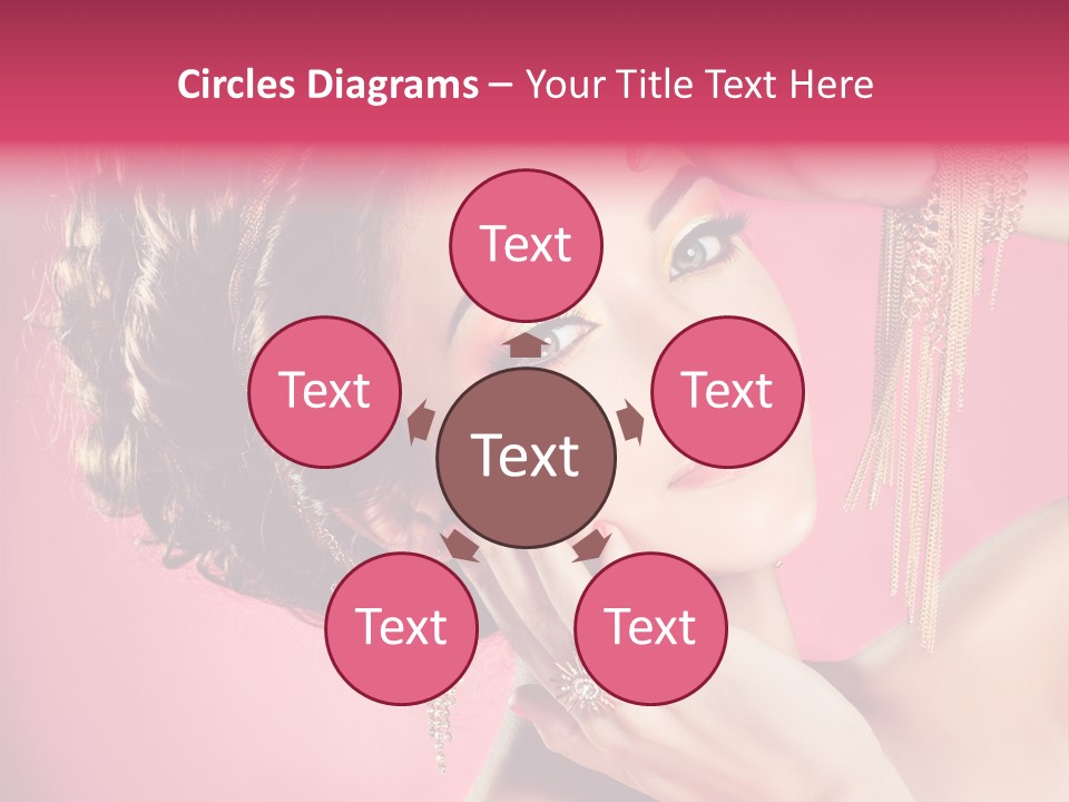 Jewellery Colorful Accessory PowerPoint Template