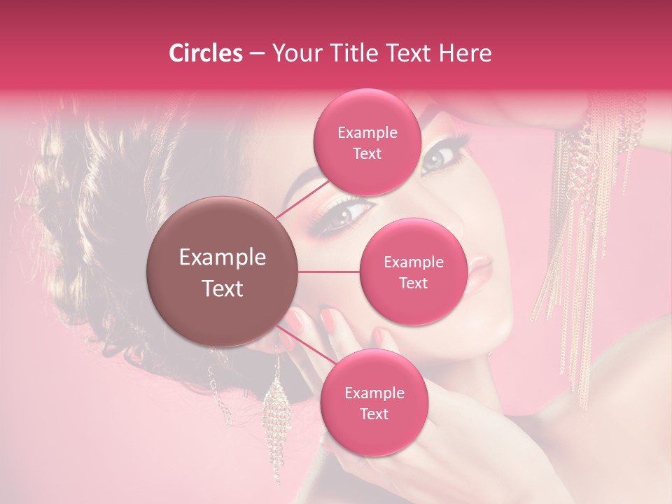 Jewellery Colorful Accessory PowerPoint Template