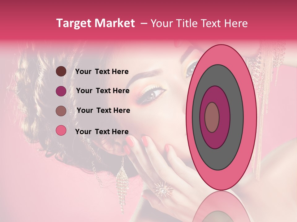 Jewellery Colorful Accessory PowerPoint Template