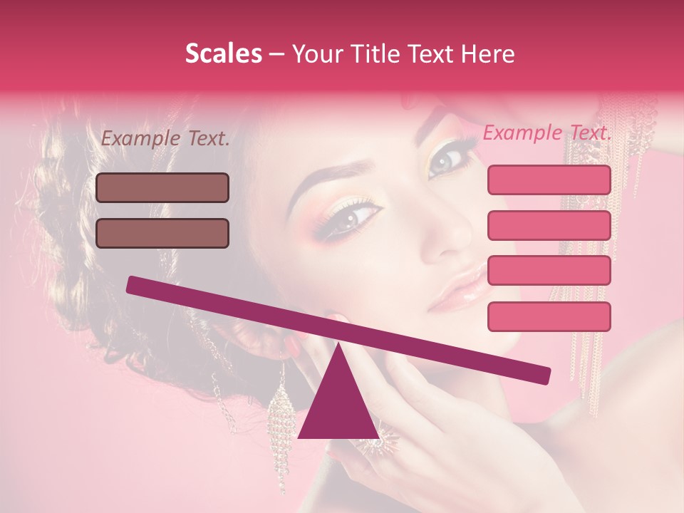 Jewellery Colorful Accessory PowerPoint Template