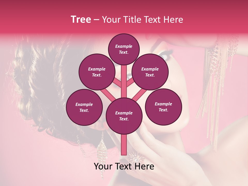 Jewellery Colorful Accessory PowerPoint Template