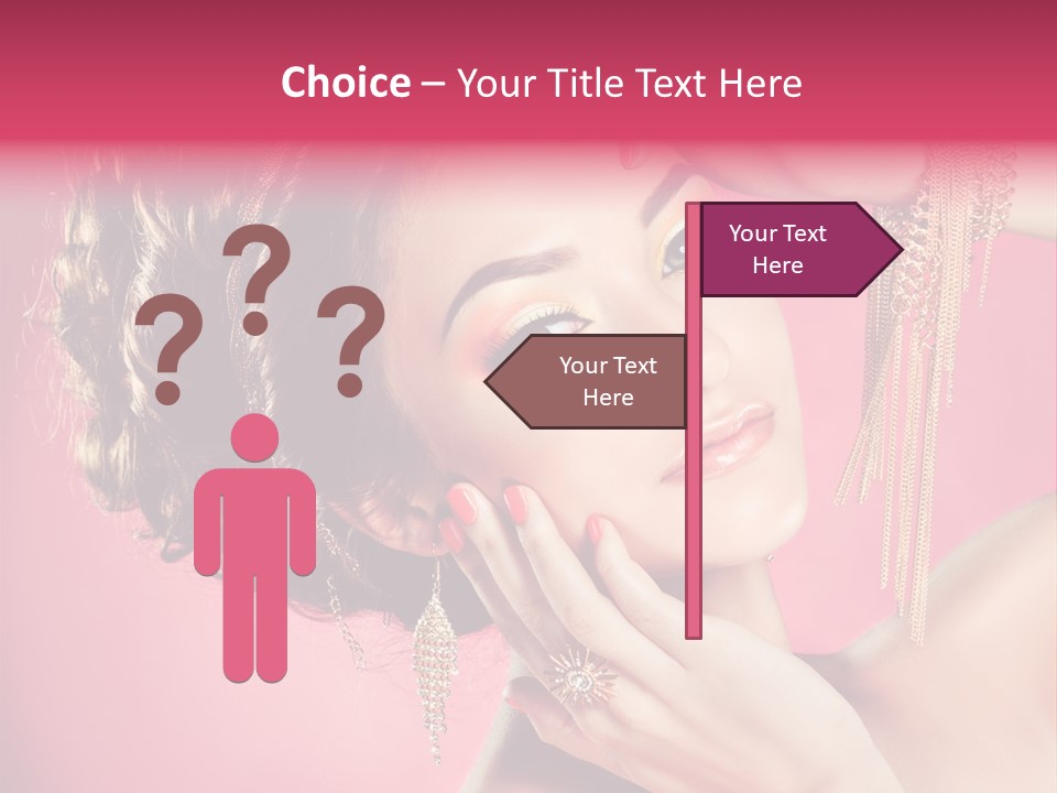 Jewellery Colorful Accessory PowerPoint Template