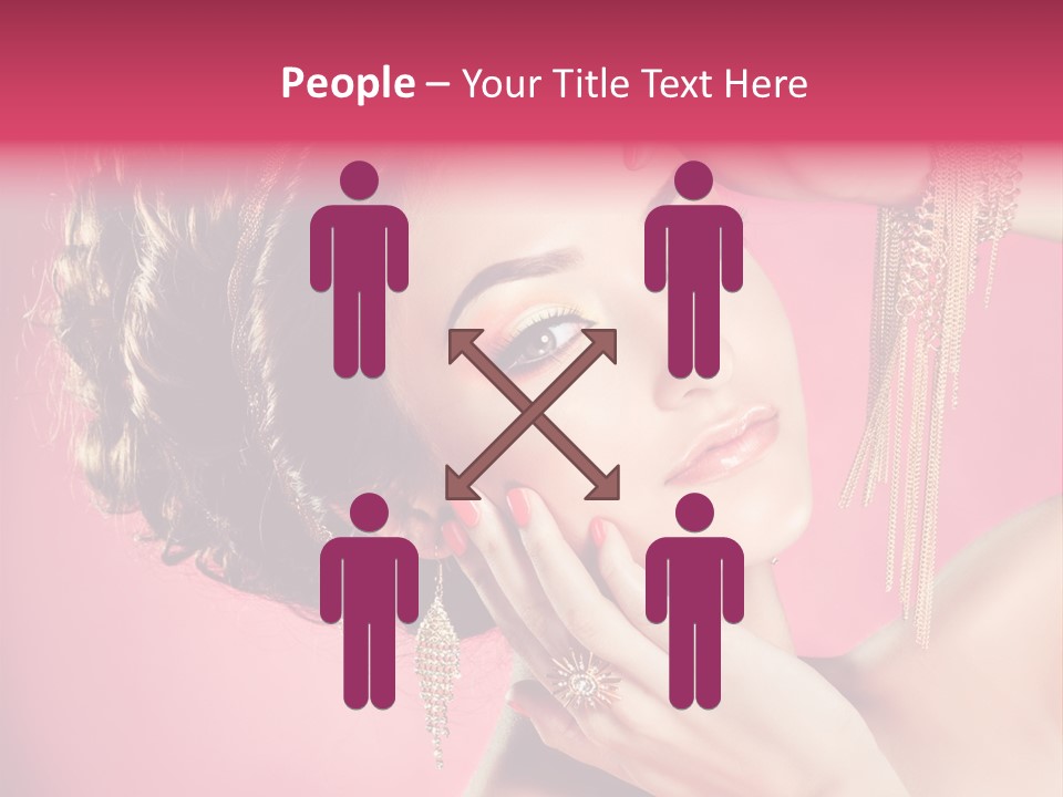 Jewellery Colorful Accessory PowerPoint Template