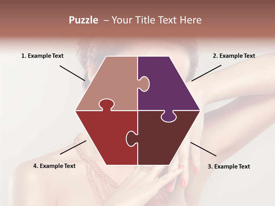 Curl Jewellery Eyelash PowerPoint Template