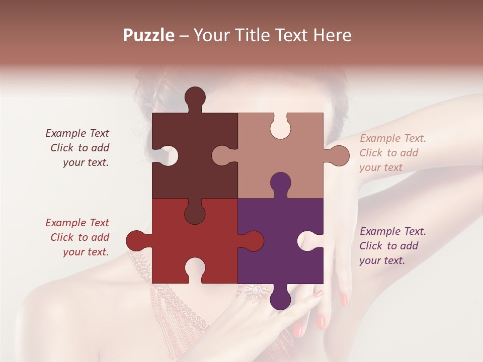 Curl Jewellery Eyelash PowerPoint Template