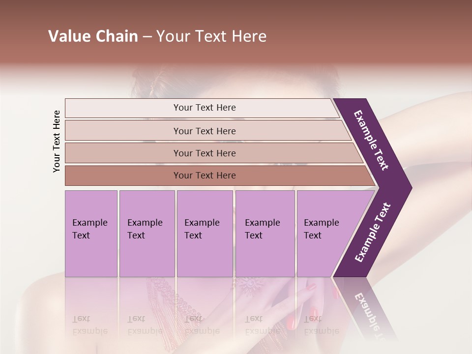 Curl Jewellery Eyelash PowerPoint Template