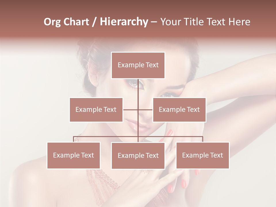 Curl Jewellery Eyelash PowerPoint Template