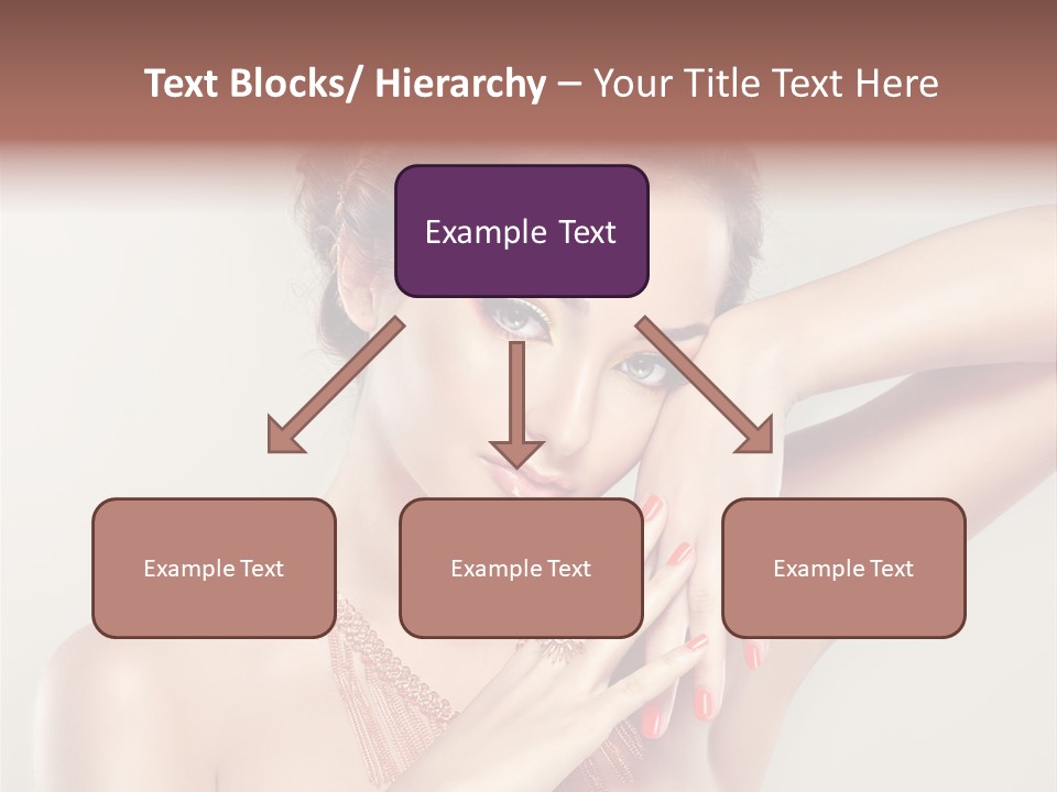 Curl Jewellery Eyelash PowerPoint Template