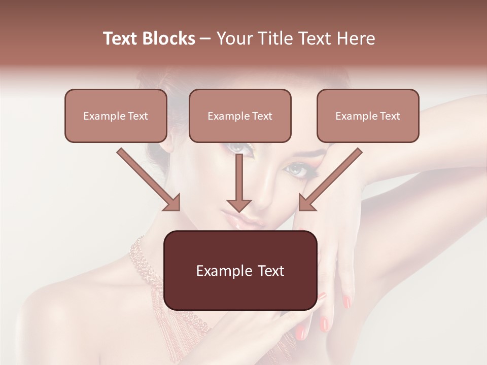 Curl Jewellery Eyelash PowerPoint Template