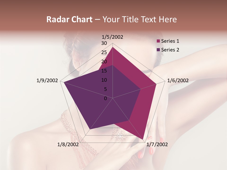 Curl Jewellery Eyelash PowerPoint Template