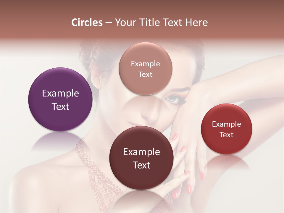 Curl Jewellery Eyelash PowerPoint Template