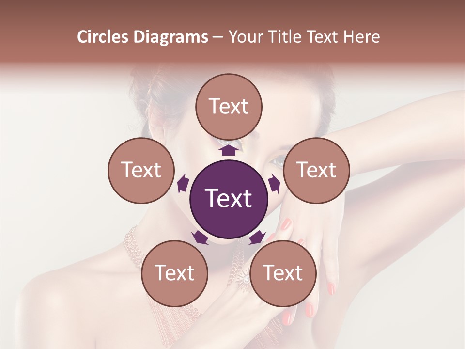 Curl Jewellery Eyelash PowerPoint Template