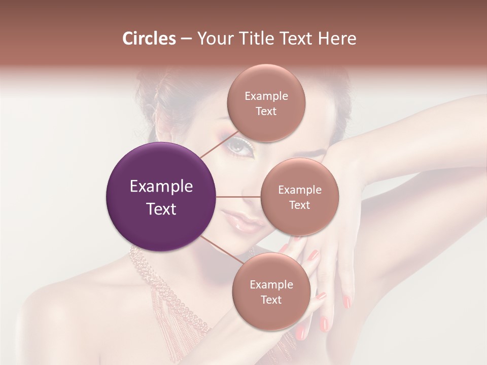 Curl Jewellery Eyelash PowerPoint Template