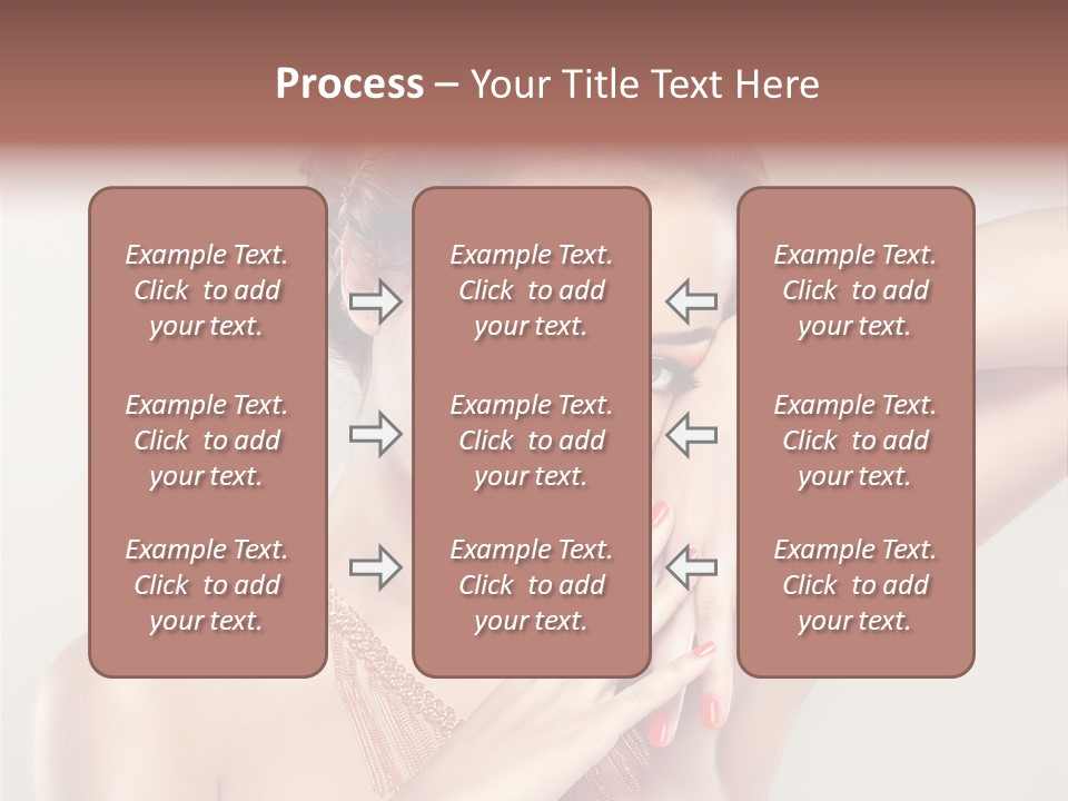 Curl Jewellery Eyelash PowerPoint Template