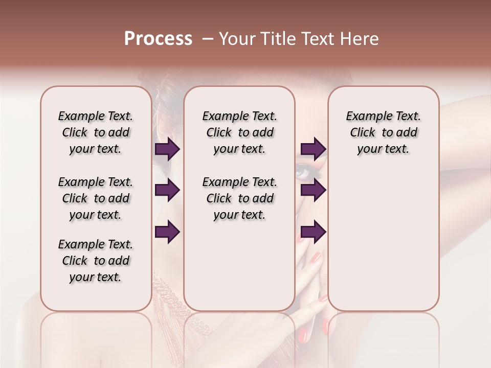 Curl Jewellery Eyelash PowerPoint Template