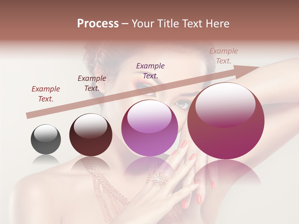 Curl Jewellery Eyelash PowerPoint Template