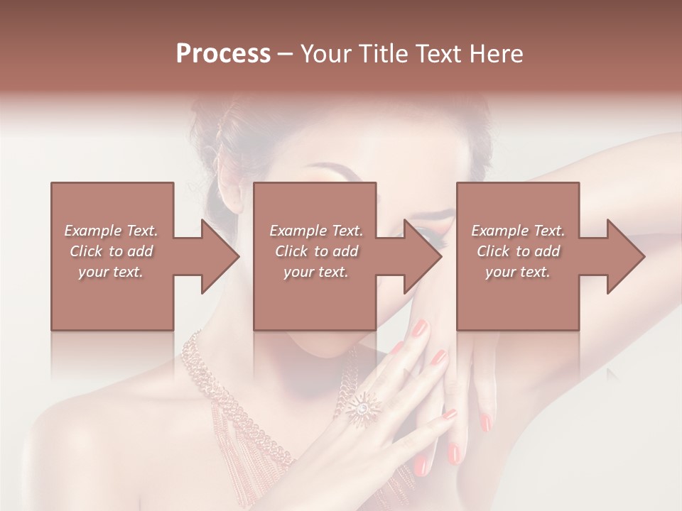 Curl Jewellery Eyelash PowerPoint Template