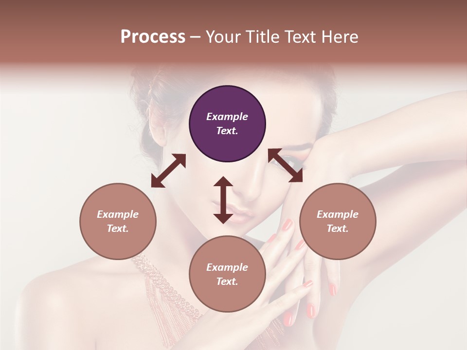 Curl Jewellery Eyelash PowerPoint Template