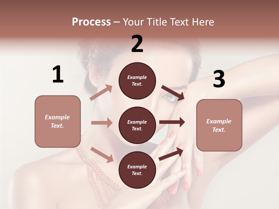 Curl Jewellery Eyelash PowerPoint Template