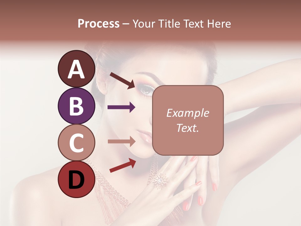 Curl Jewellery Eyelash PowerPoint Template