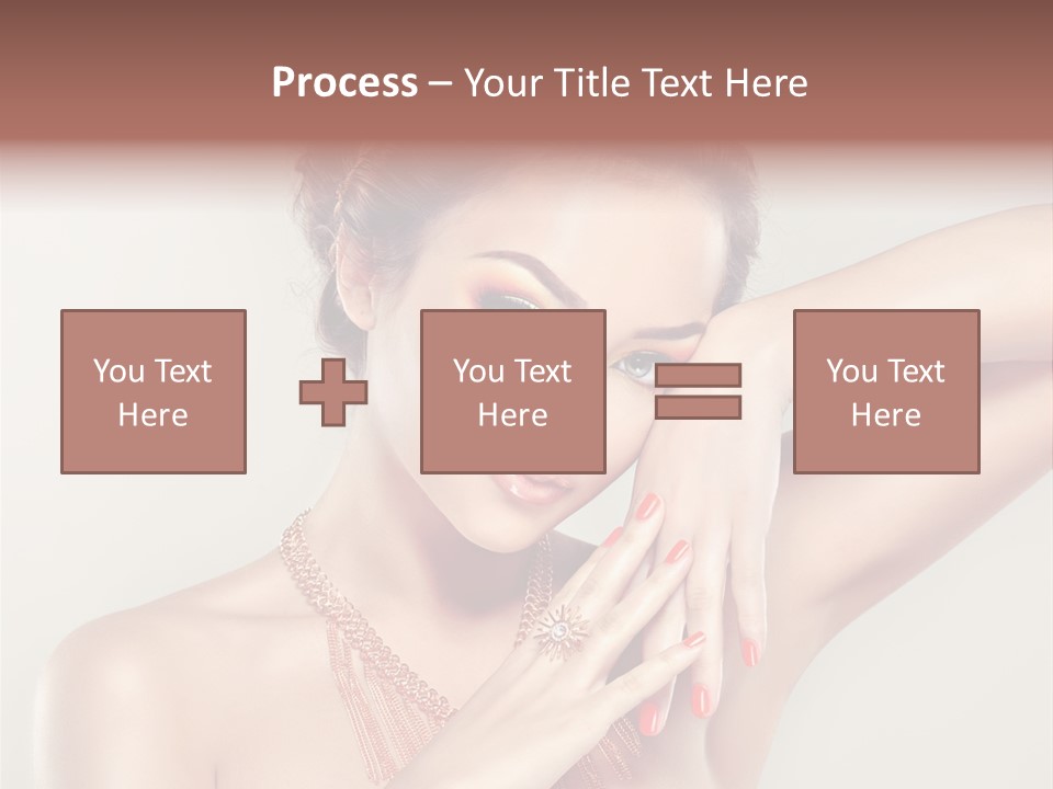 Curl Jewellery Eyelash PowerPoint Template