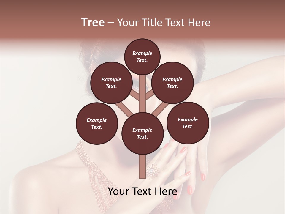 Curl Jewellery Eyelash PowerPoint Template