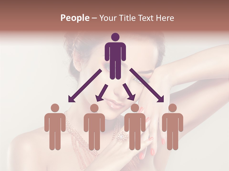 Curl Jewellery Eyelash PowerPoint Template