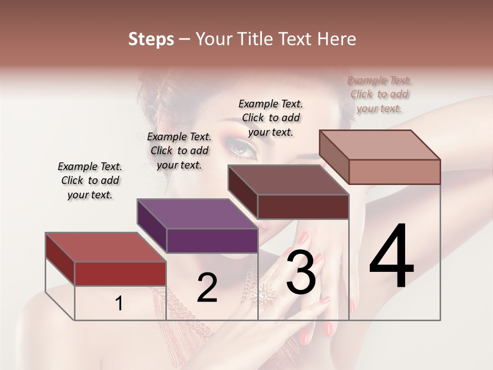 Curl Jewellery Eyelash PowerPoint Template