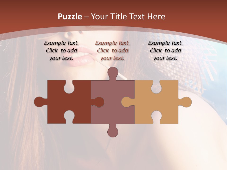 Blue Freshness Pink PowerPoint Template