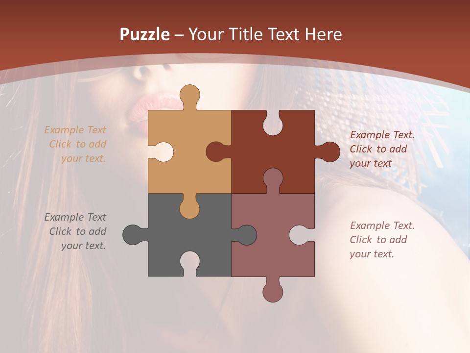 Blue Freshness Pink PowerPoint Template