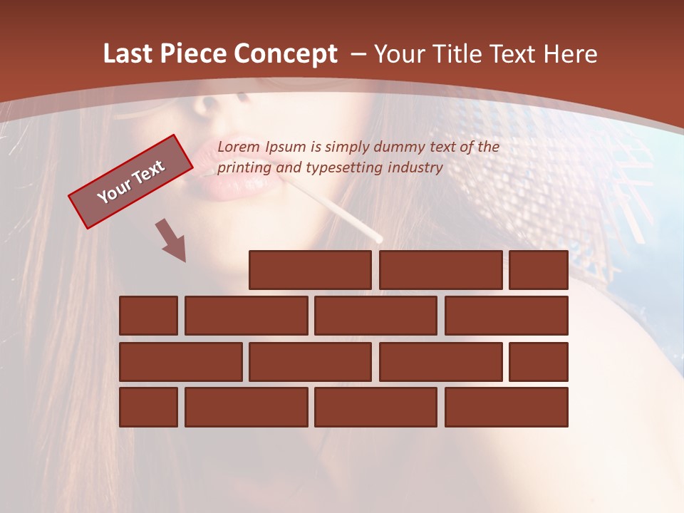 Blue Freshness Pink PowerPoint Template