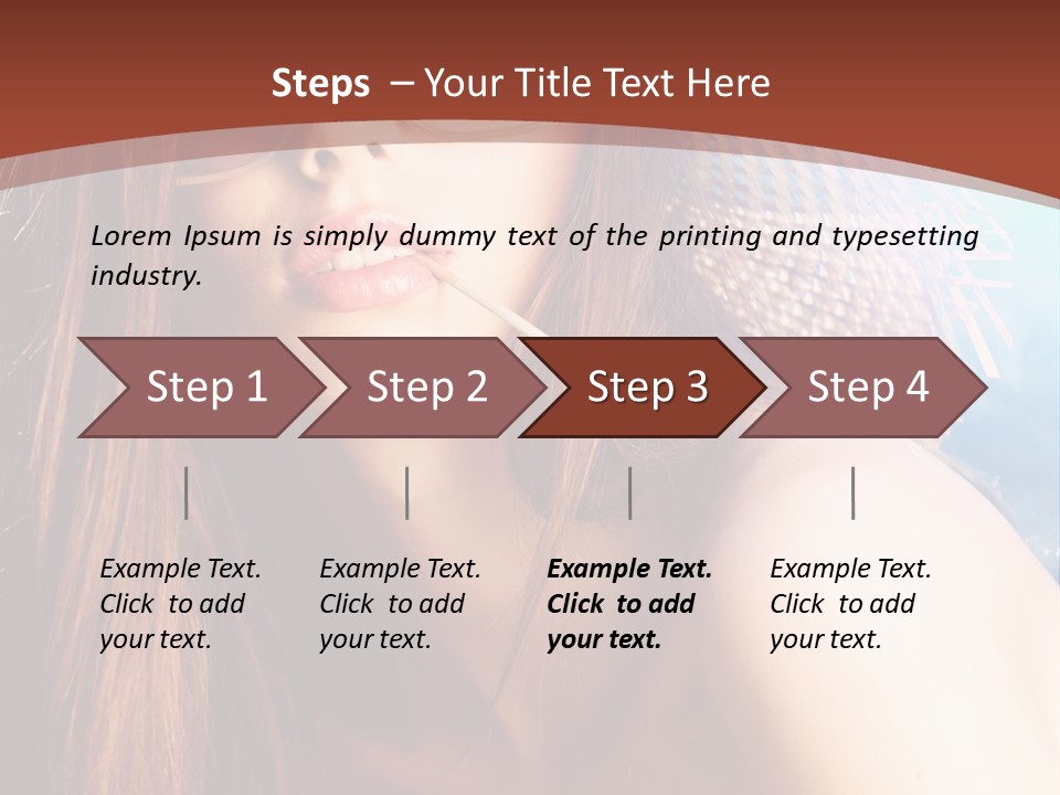 Blue Freshness Pink PowerPoint Template