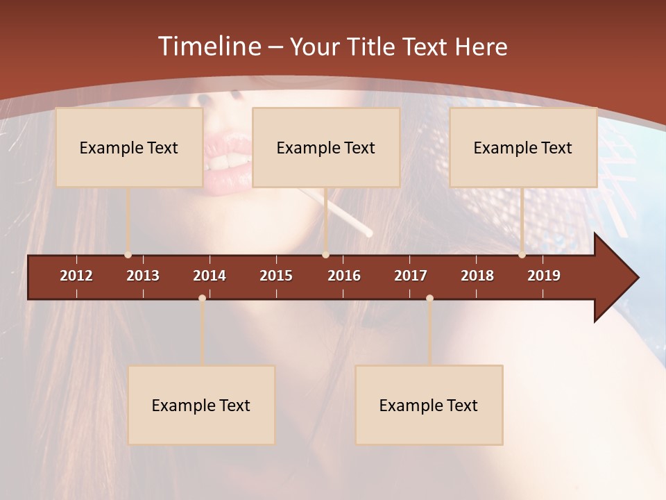 Blue Freshness Pink PowerPoint Template