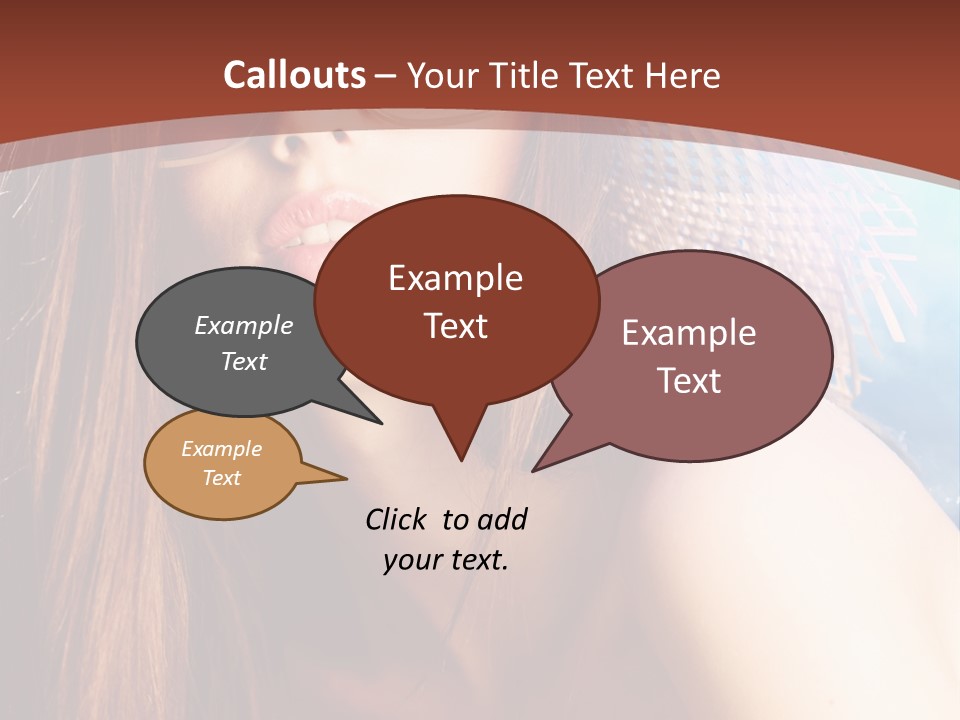 Blue Freshness Pink PowerPoint Template