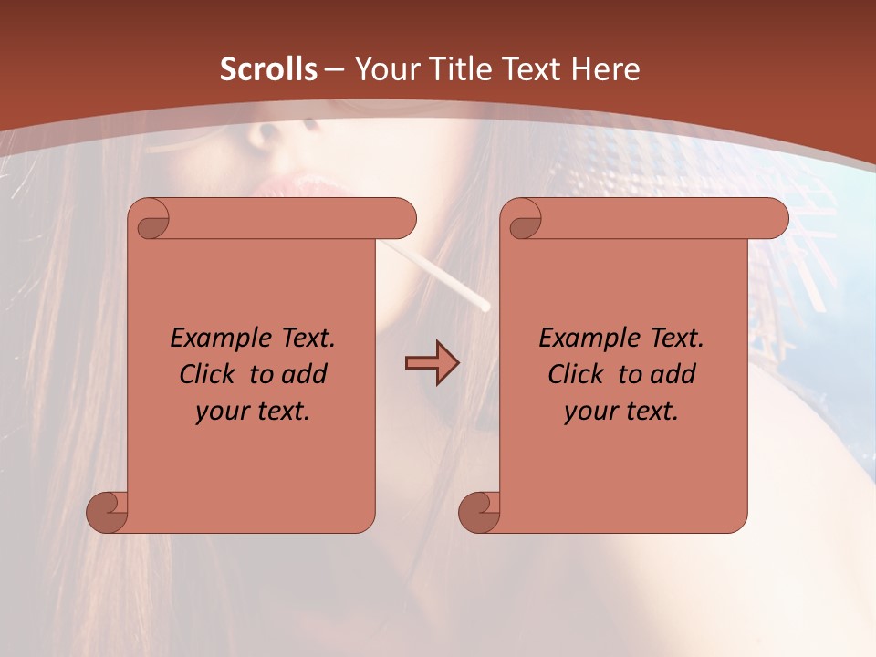 Blue Freshness Pink PowerPoint Template