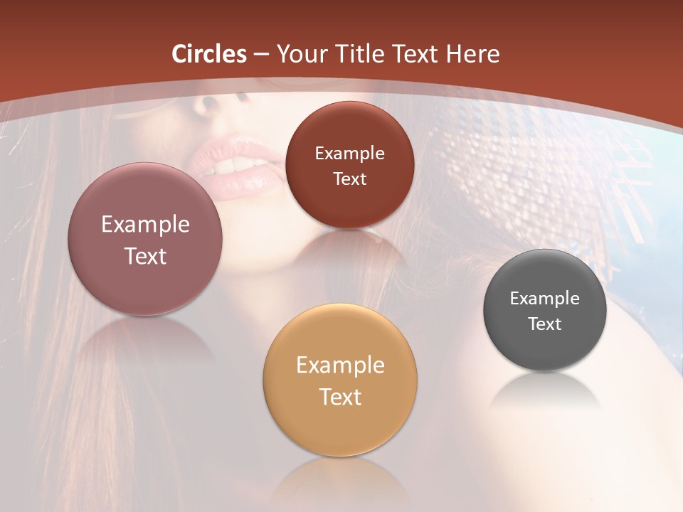 Blue Freshness Pink PowerPoint Template