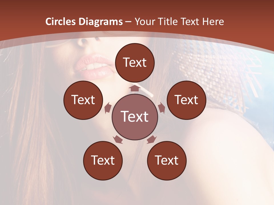 Blue Freshness Pink PowerPoint Template