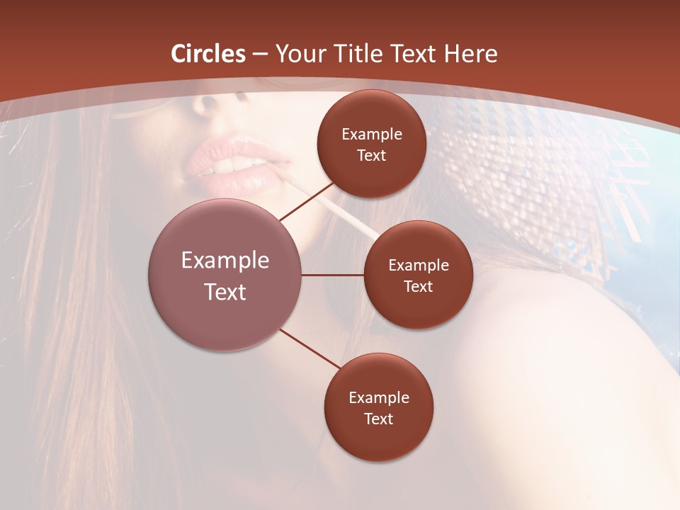 Blue Freshness Pink PowerPoint Template