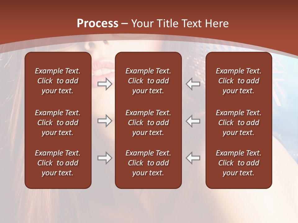 Blue Freshness Pink PowerPoint Template