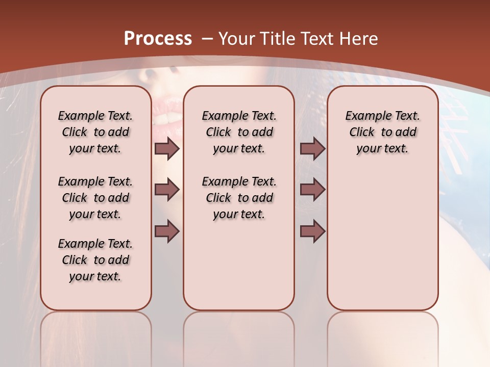 Blue Freshness Pink PowerPoint Template