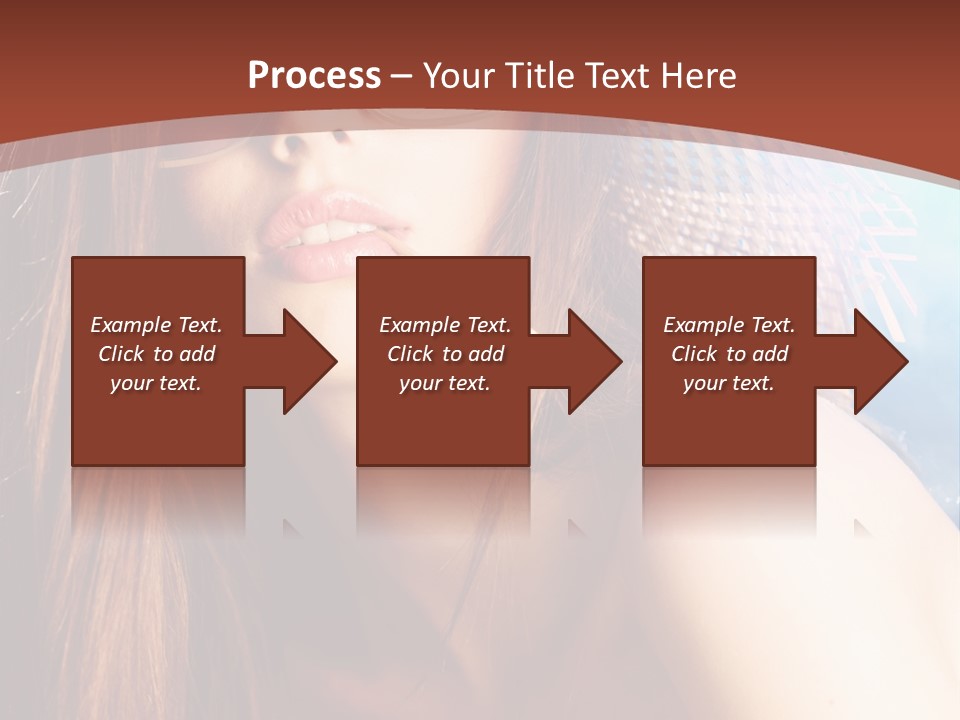 Blue Freshness Pink PowerPoint Template