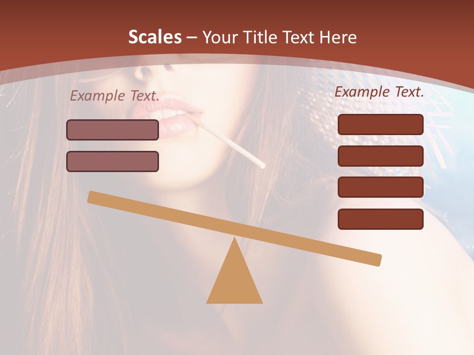 Blue Freshness Pink PowerPoint Template