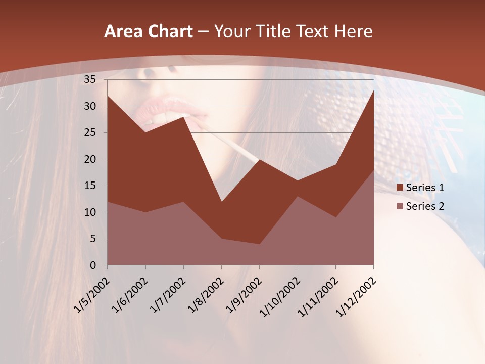 Blue Freshness Pink PowerPoint Template