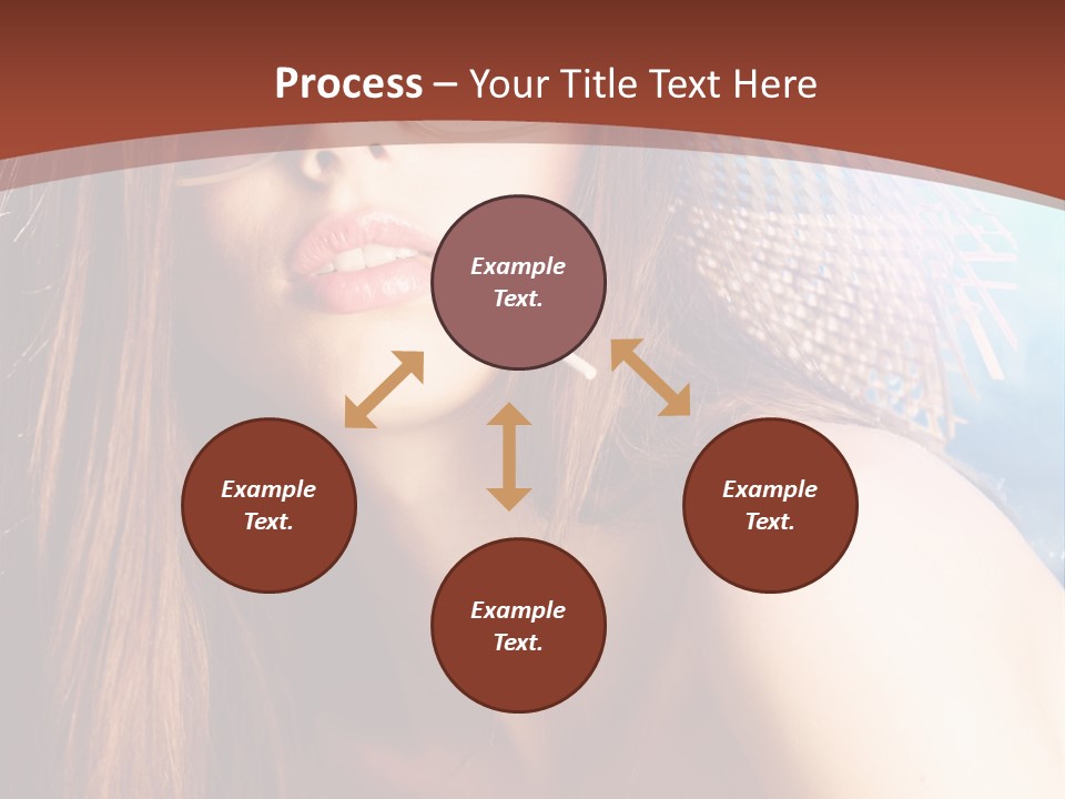 Blue Freshness Pink PowerPoint Template