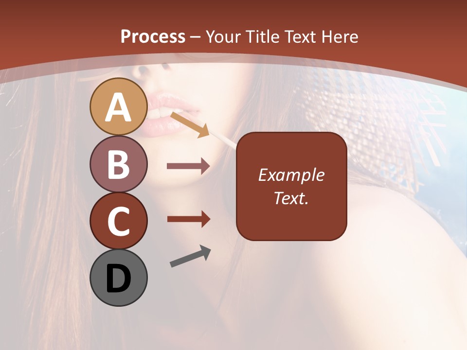 Blue Freshness Pink PowerPoint Template