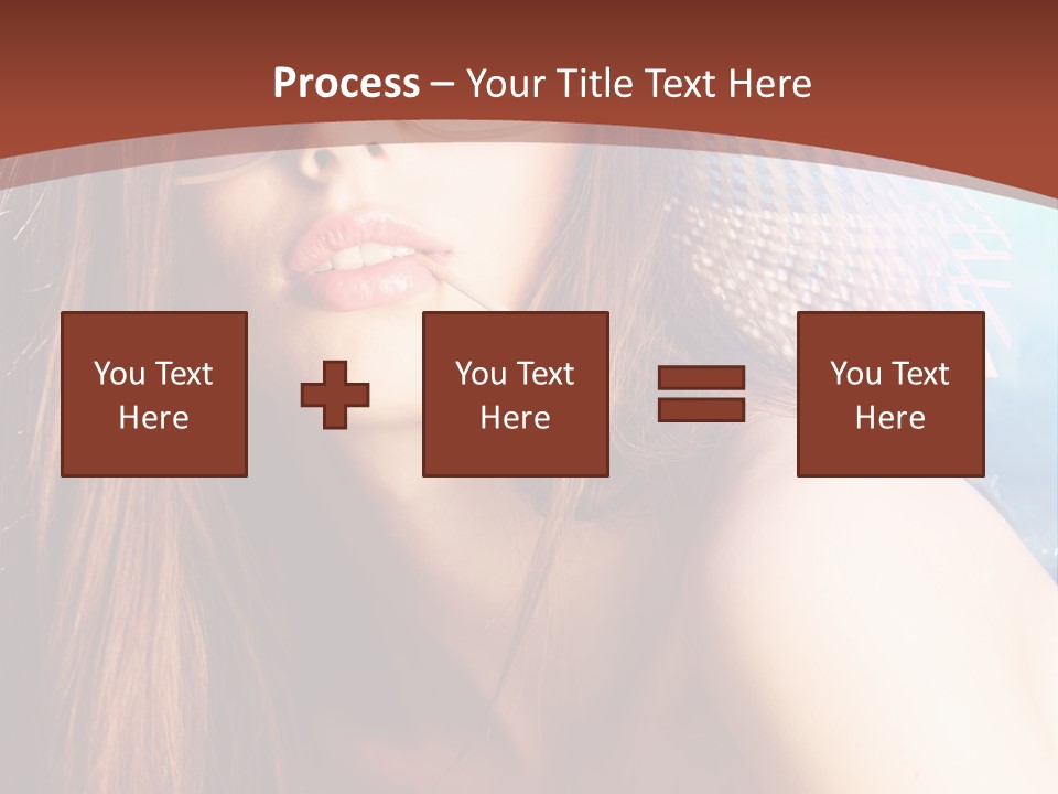 Blue Freshness Pink PowerPoint Template