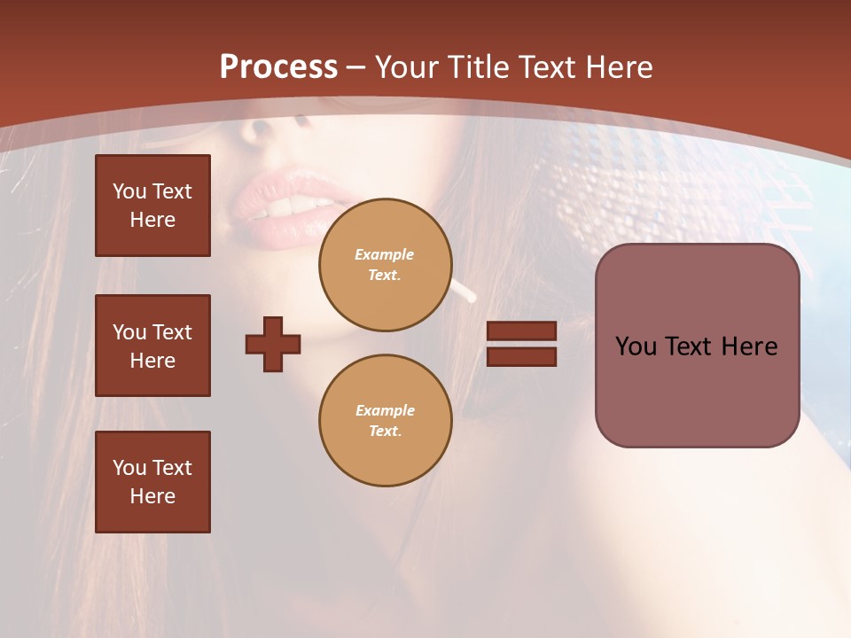 Blue Freshness Pink PowerPoint Template